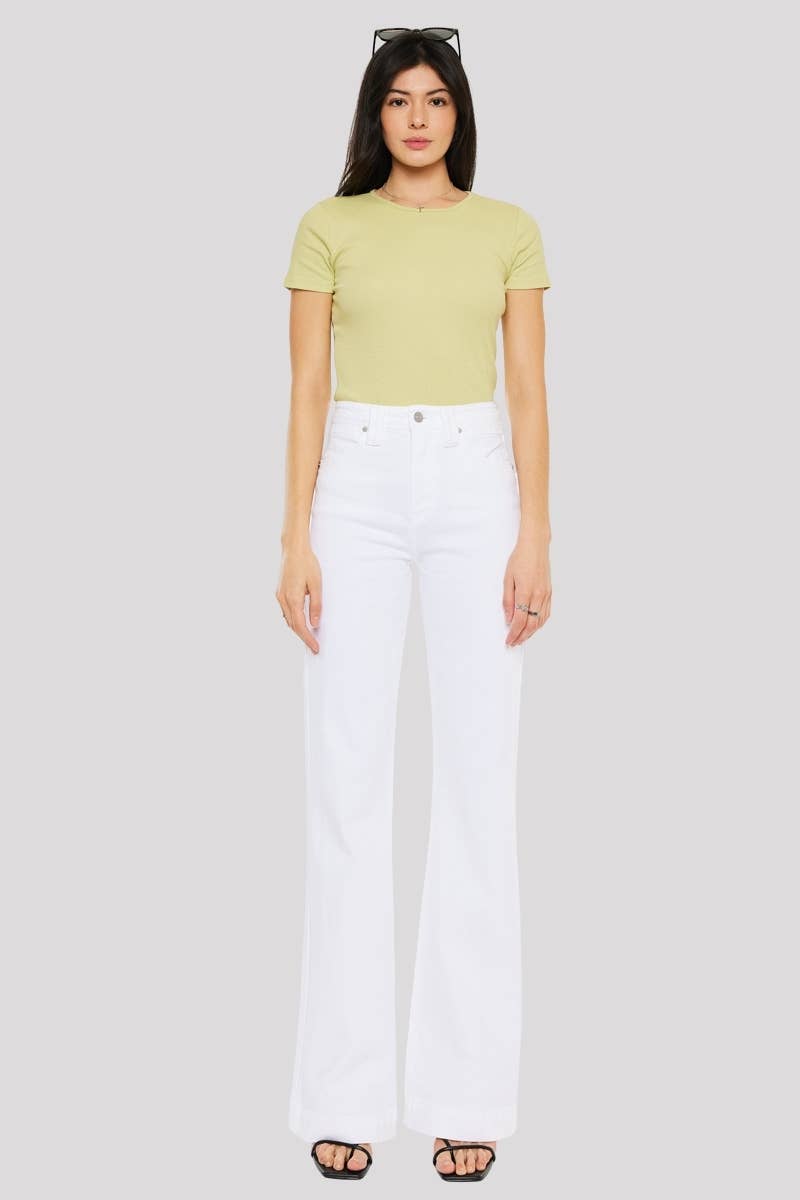High Rise Wide Flare Jeans