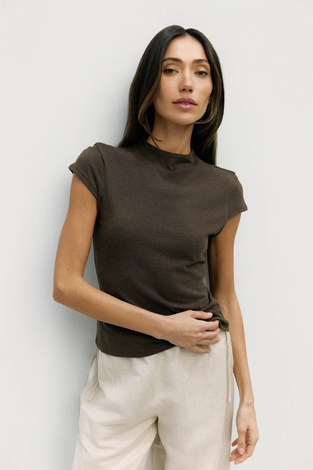 The Nancy Top Cap Sleeve Top