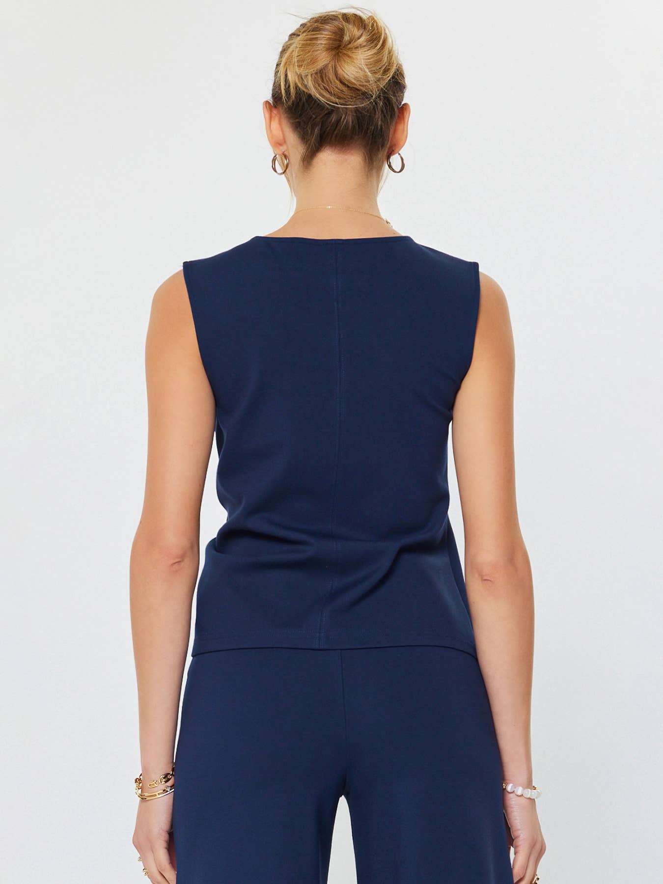 Twist Detail Ponte Top