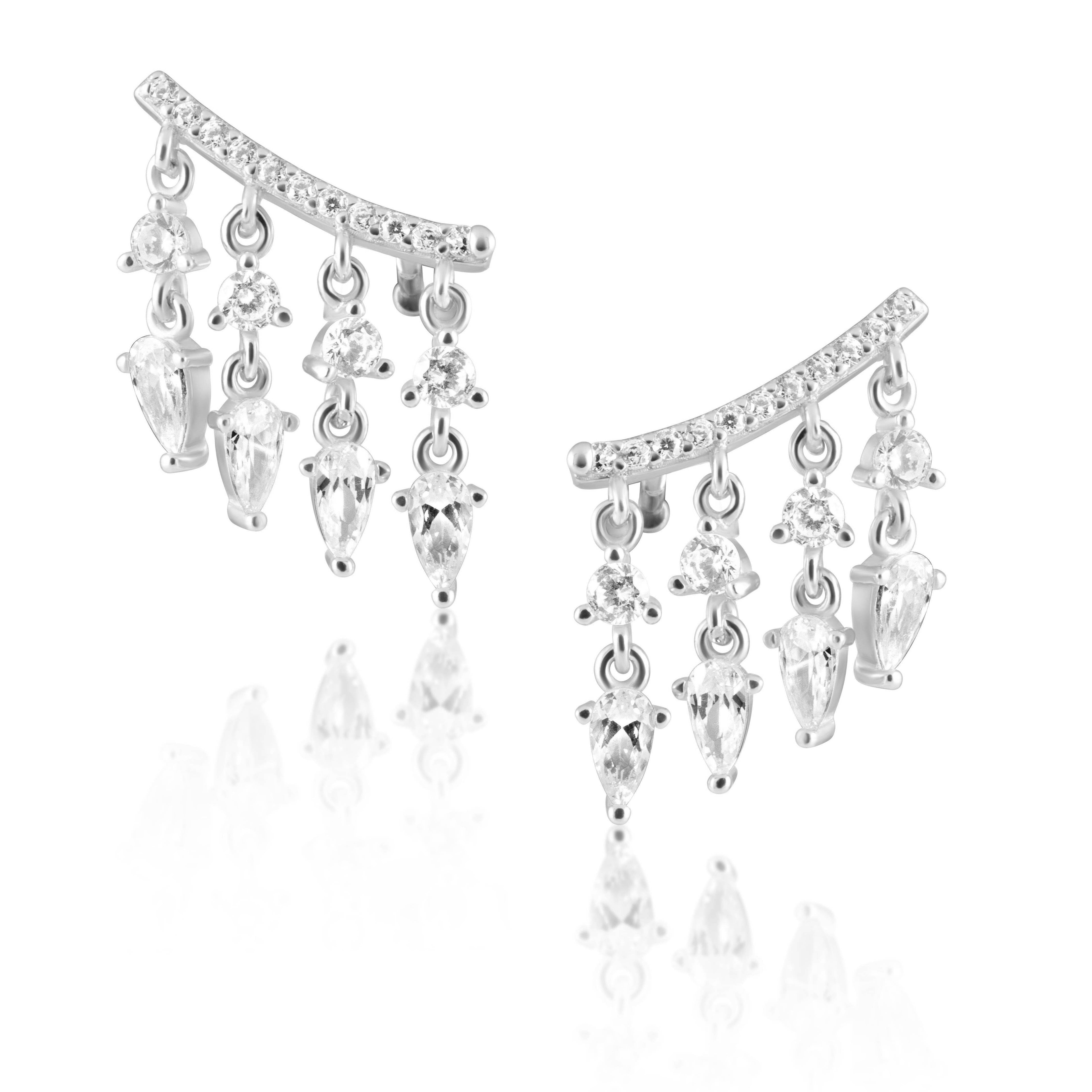 Tessa Ear Crawler Studs