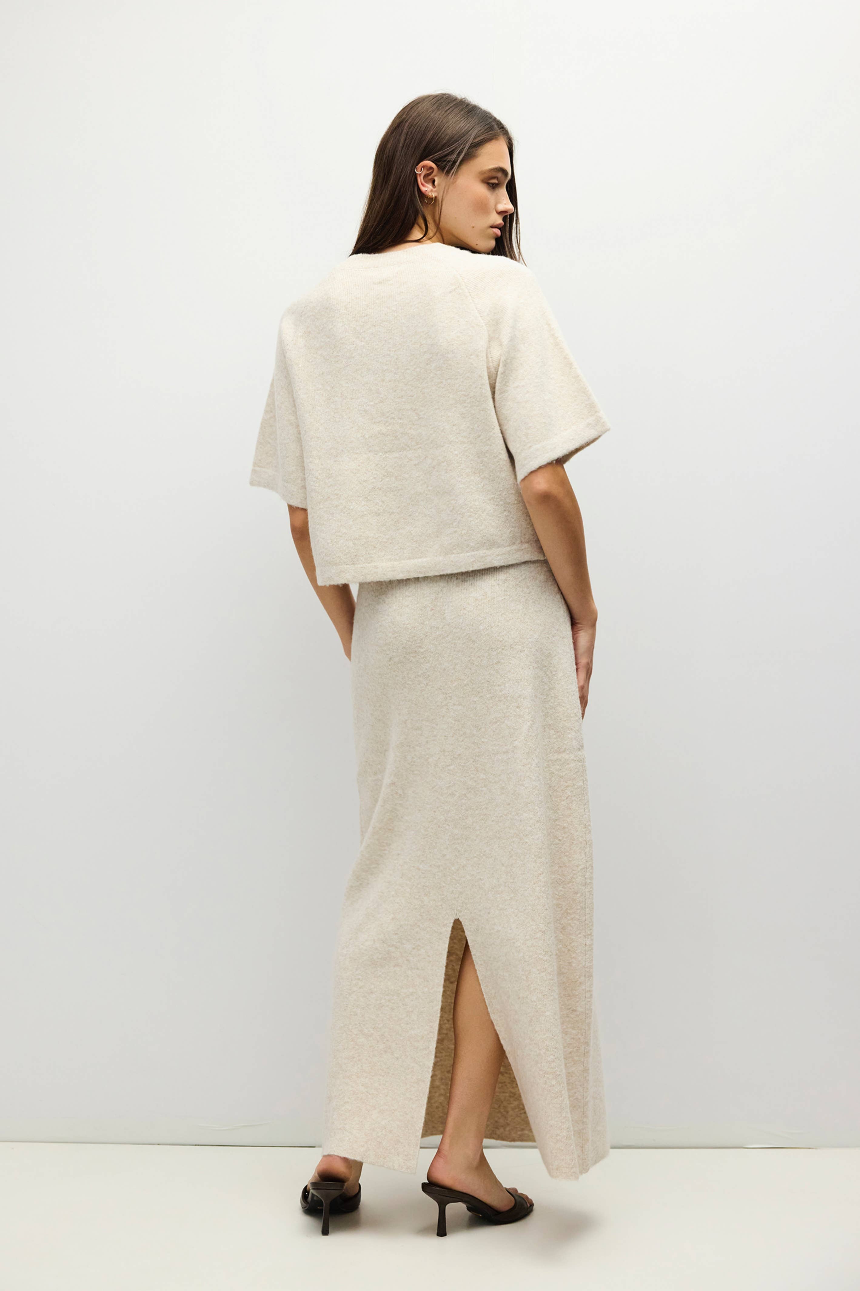 The Danica Knit Midi Skirt