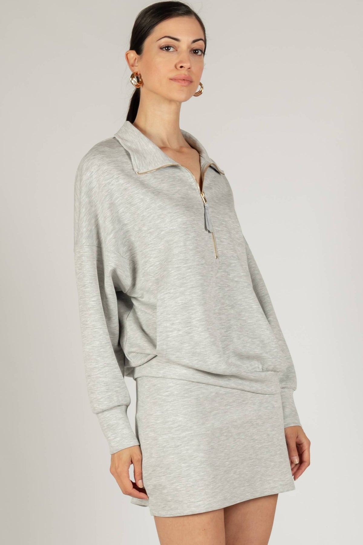 P. CILL Butter Modal Half-Zip Pullover