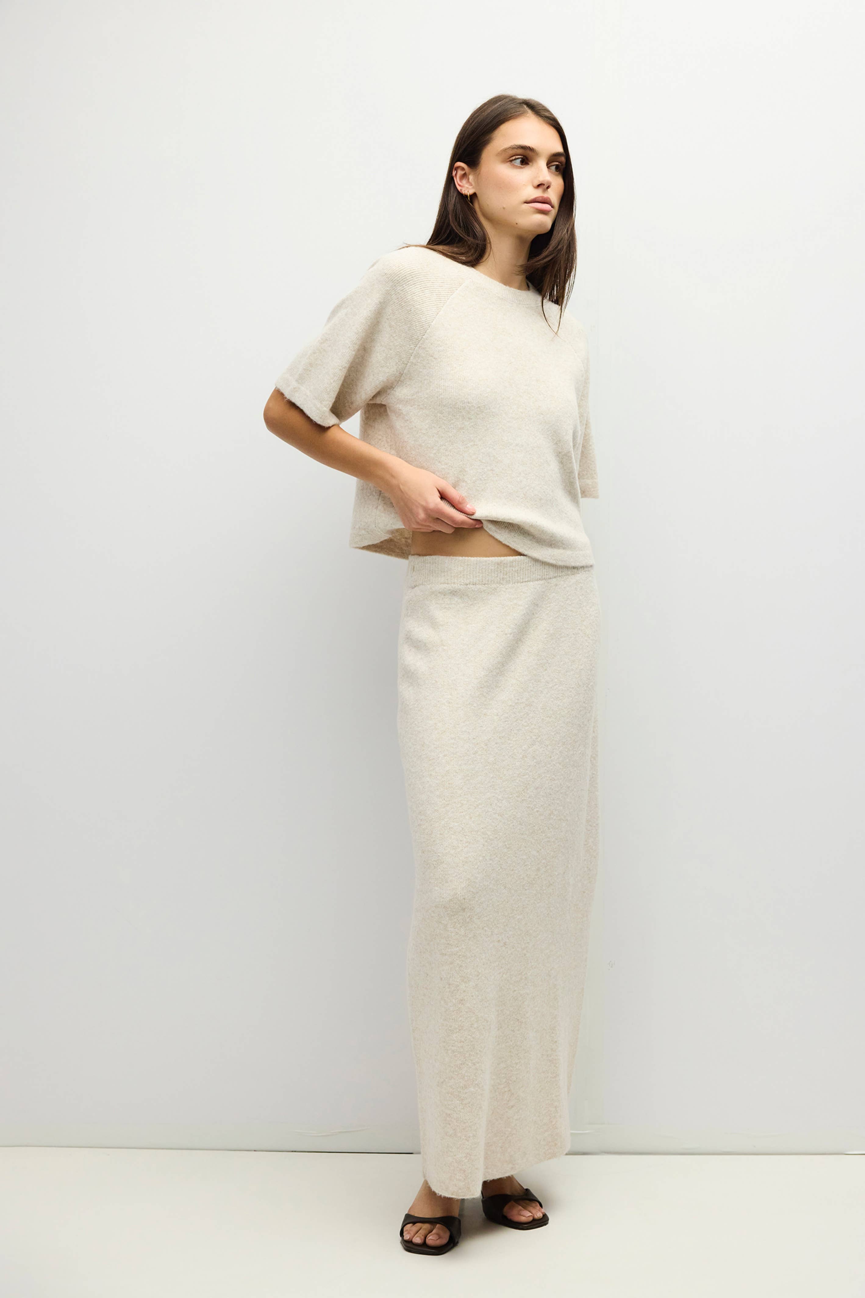 The Danica Knit Midi Skirt