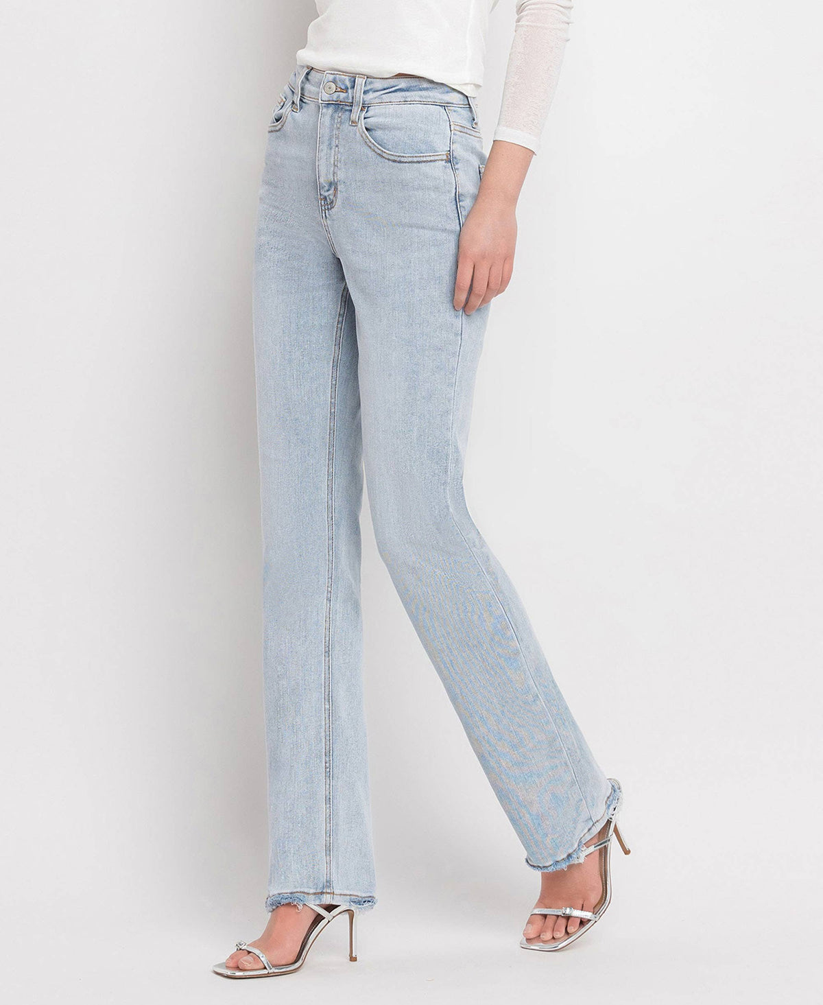 90s Vintage Super High Rise Straight Jeans