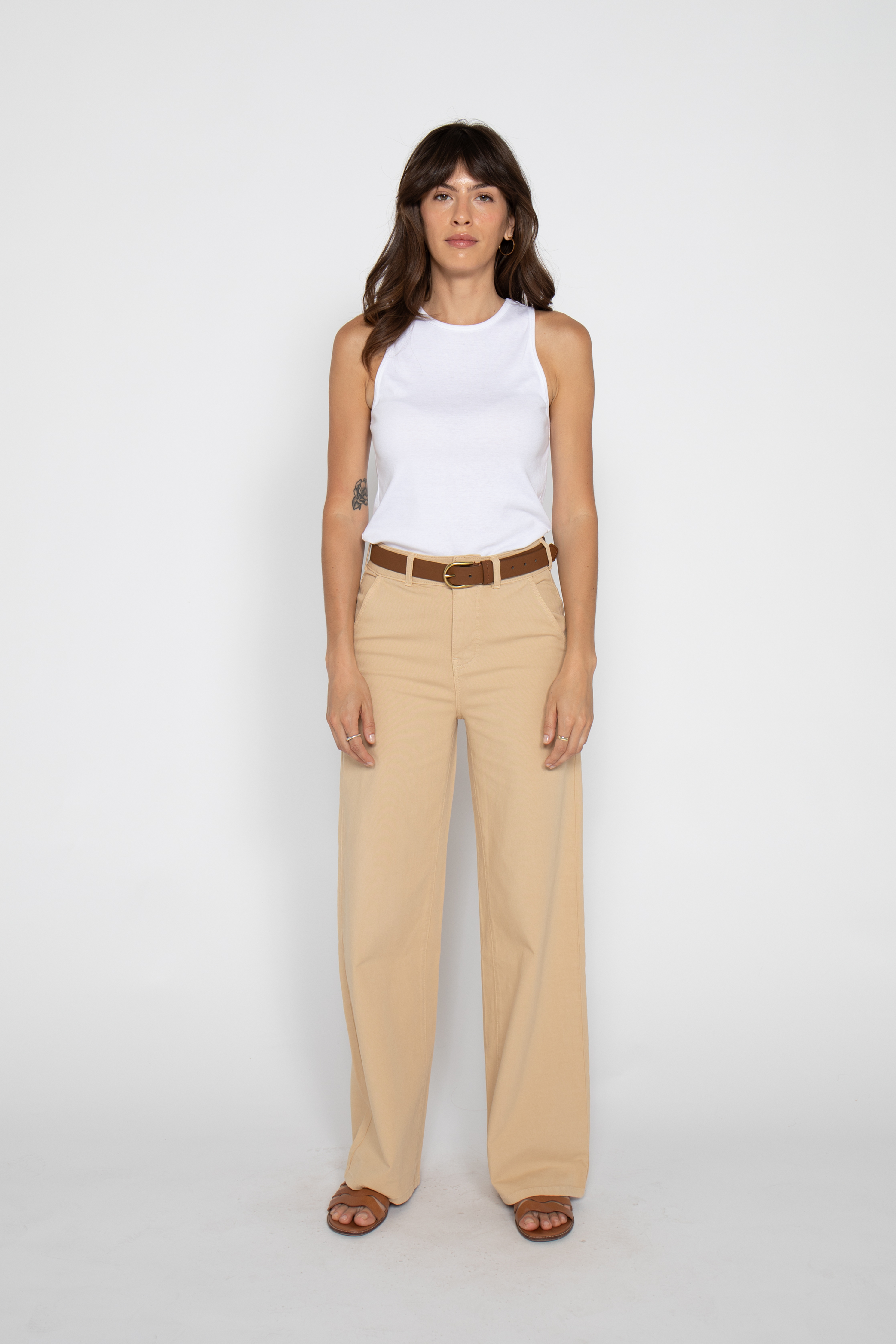 Oliver Logan Flora Stretch High Rise Trousers