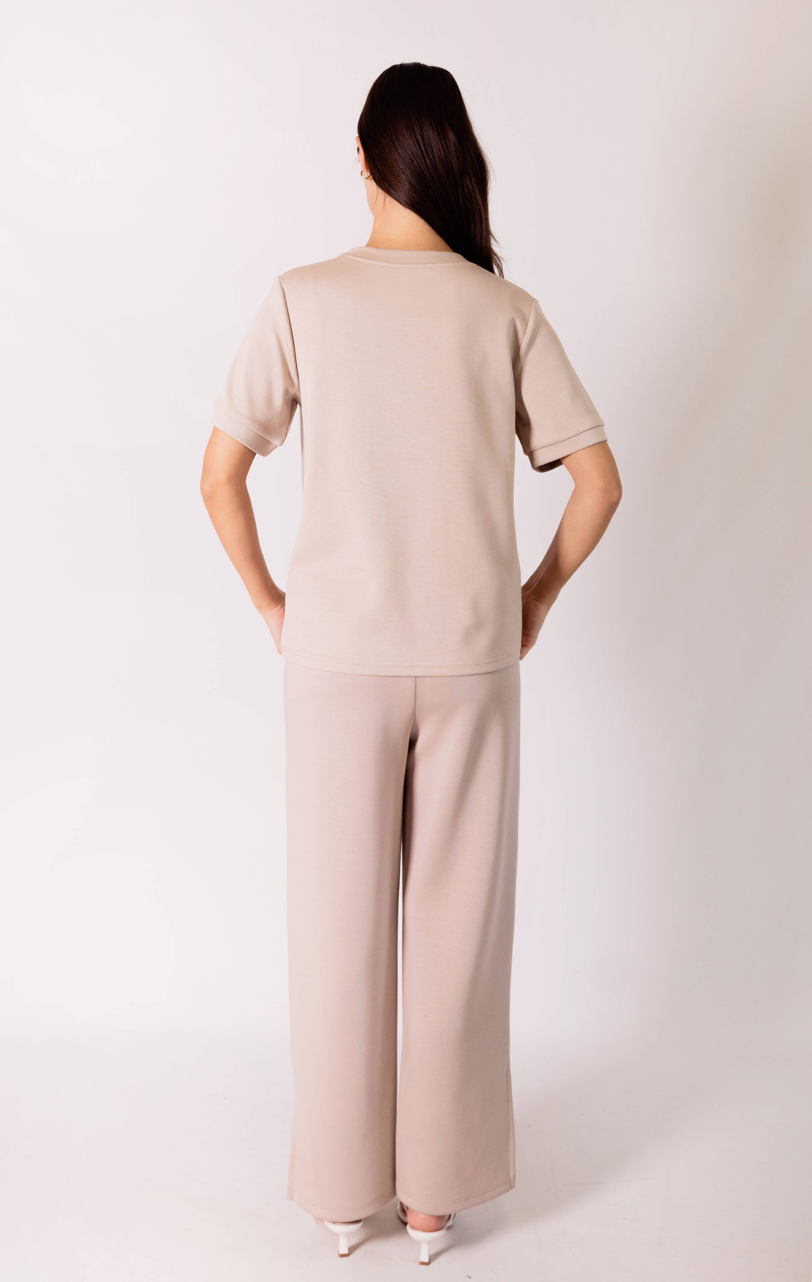 P. CILL Butter Modal Round Neck Tee