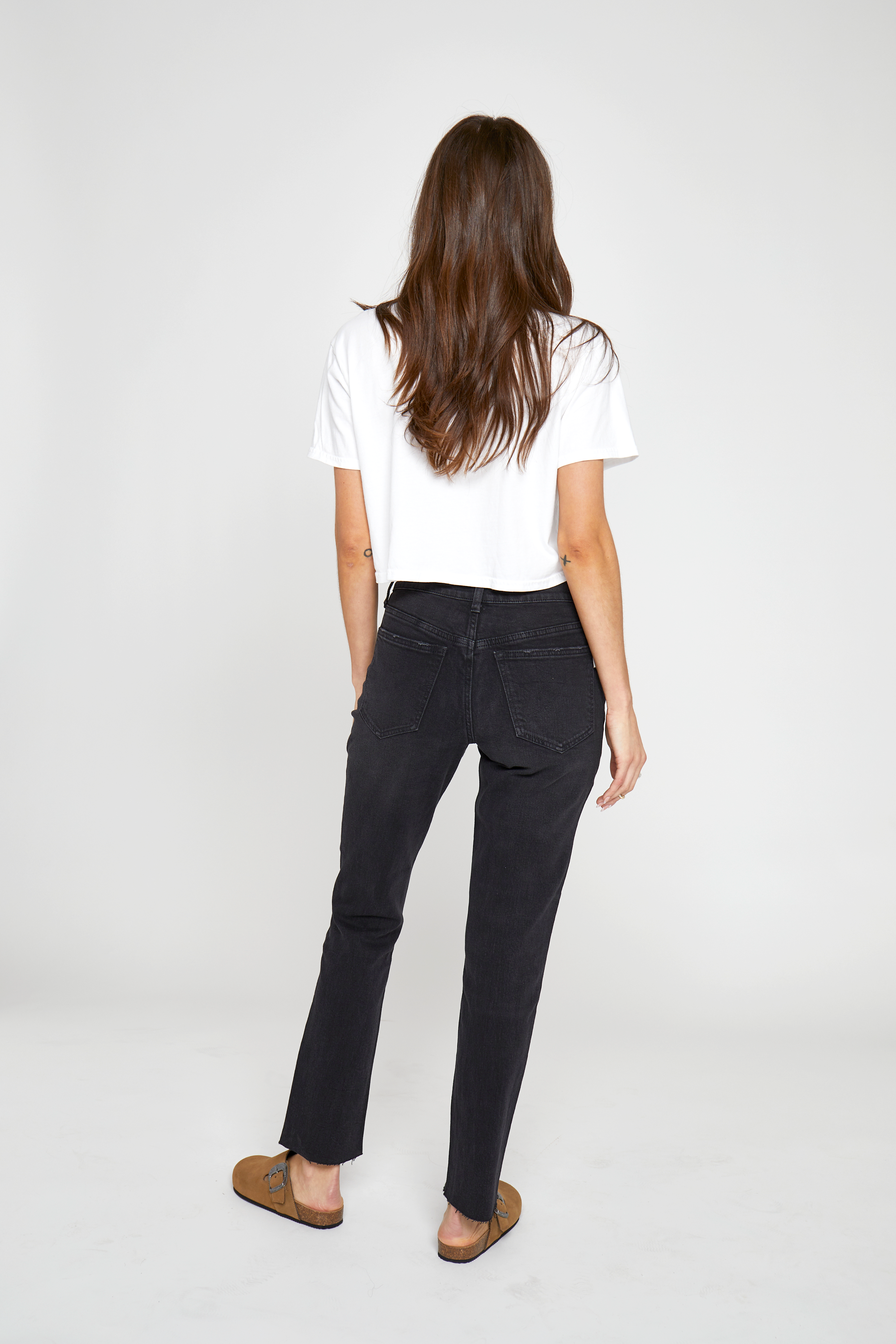 Oliver Logan Crosby Mid Rise Relaxed Taper Jean
