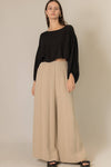 P. CILL Cropped Linen Top