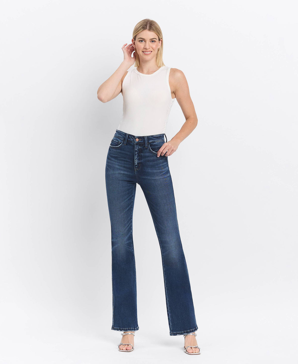 Lovervet Tummy Control Super High Rise Bootcut Jeans