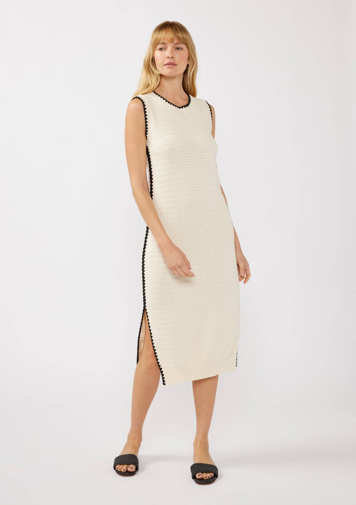 Chain Link Knit Tank Dress