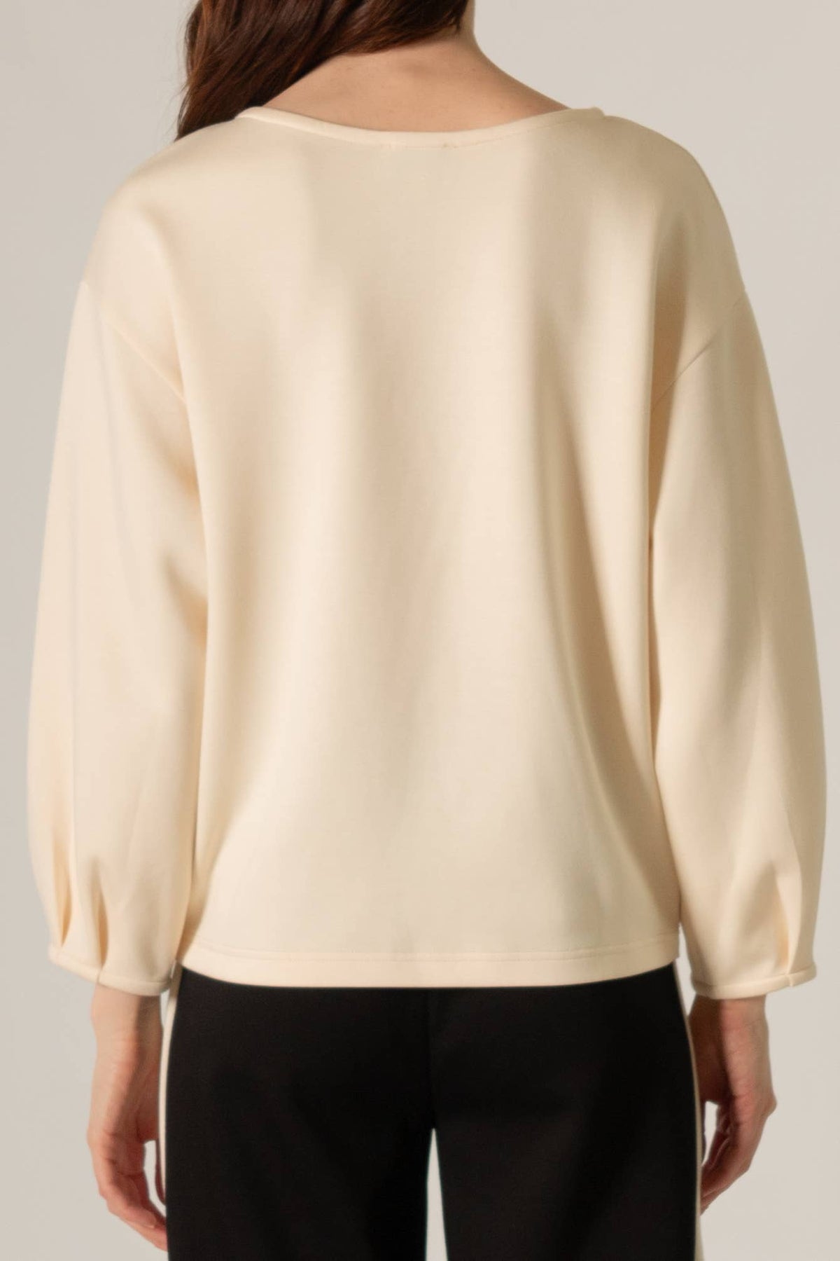 P. CILL Butter Modal Dropped Shoulder Top