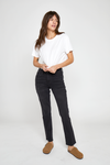 Oliver Logan Crosby Mid Rise Relaxed Taper Jean