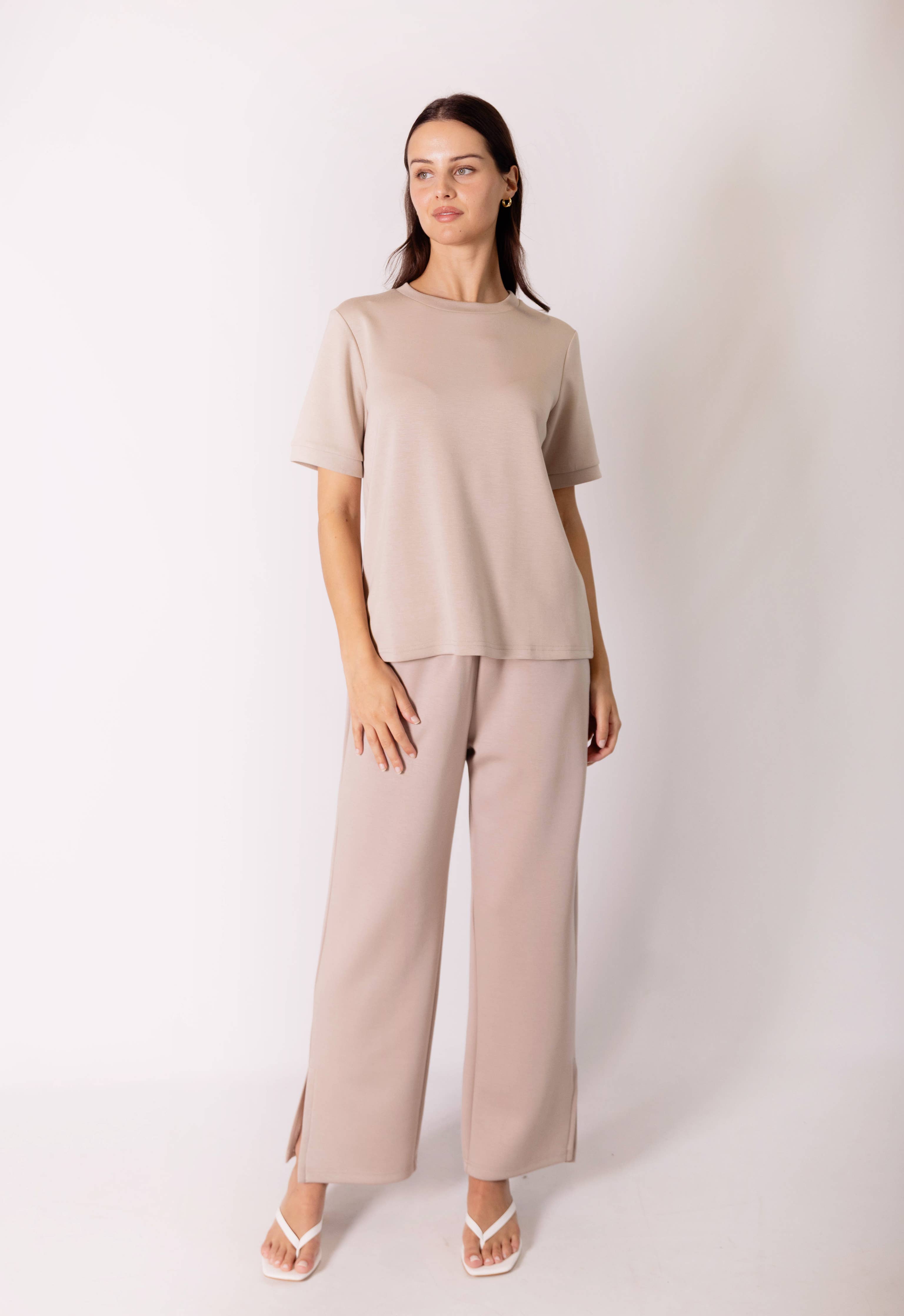 P. CILL Butter Modal Round Neck Tee