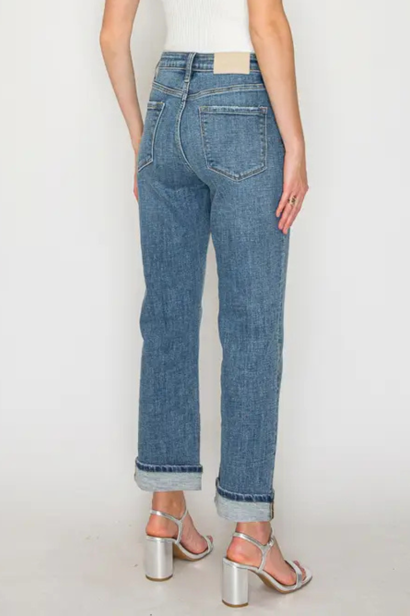 Artemis Vintage Tummy Control High Rise Slim Straight Jeans