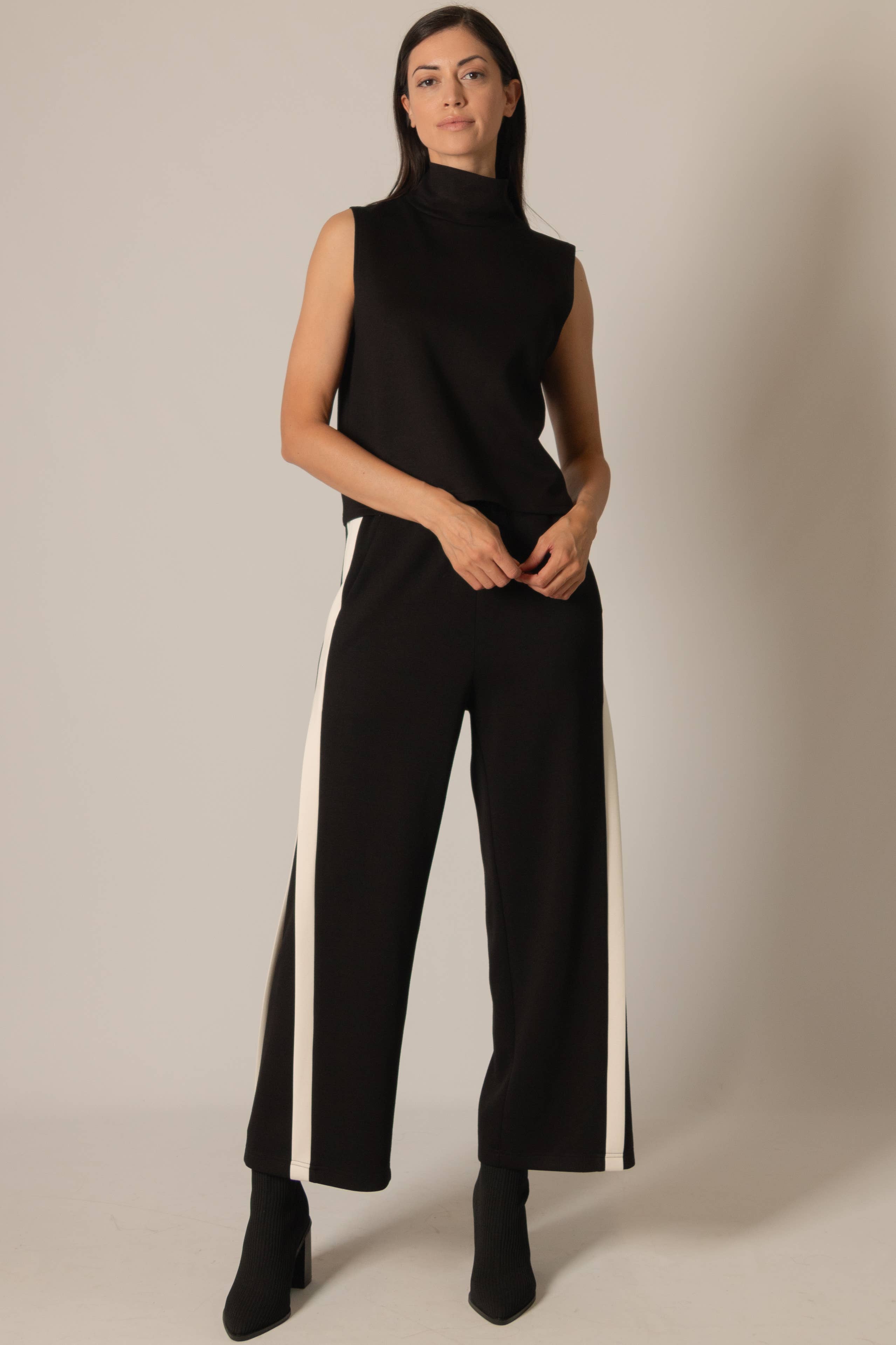 P. CILL "Butter Modal" Cowl Neck Top