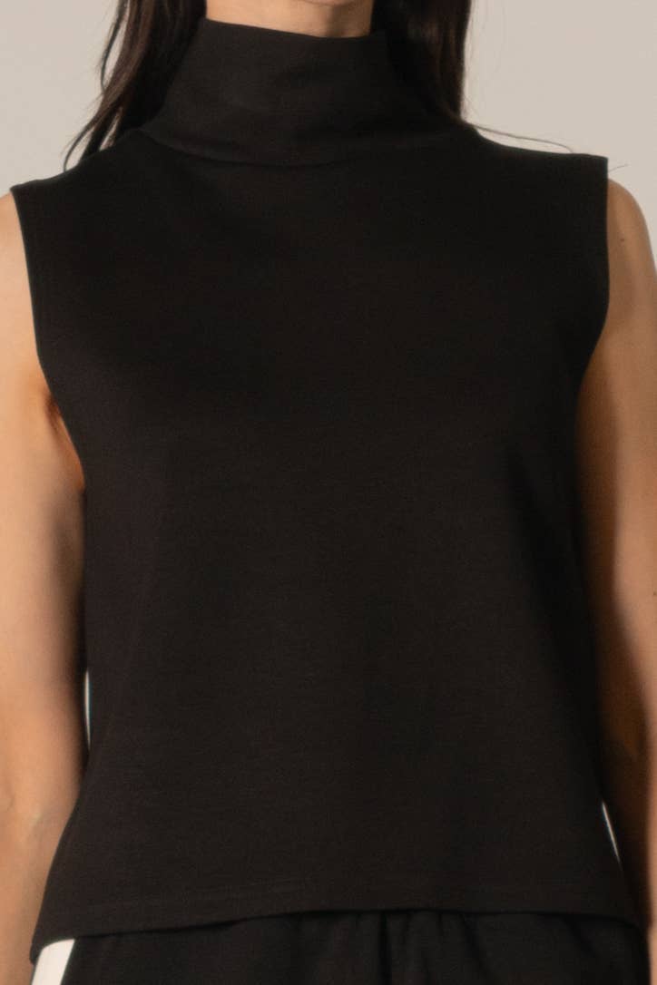 P. CILL "Butter Modal" Cowl Neck Top