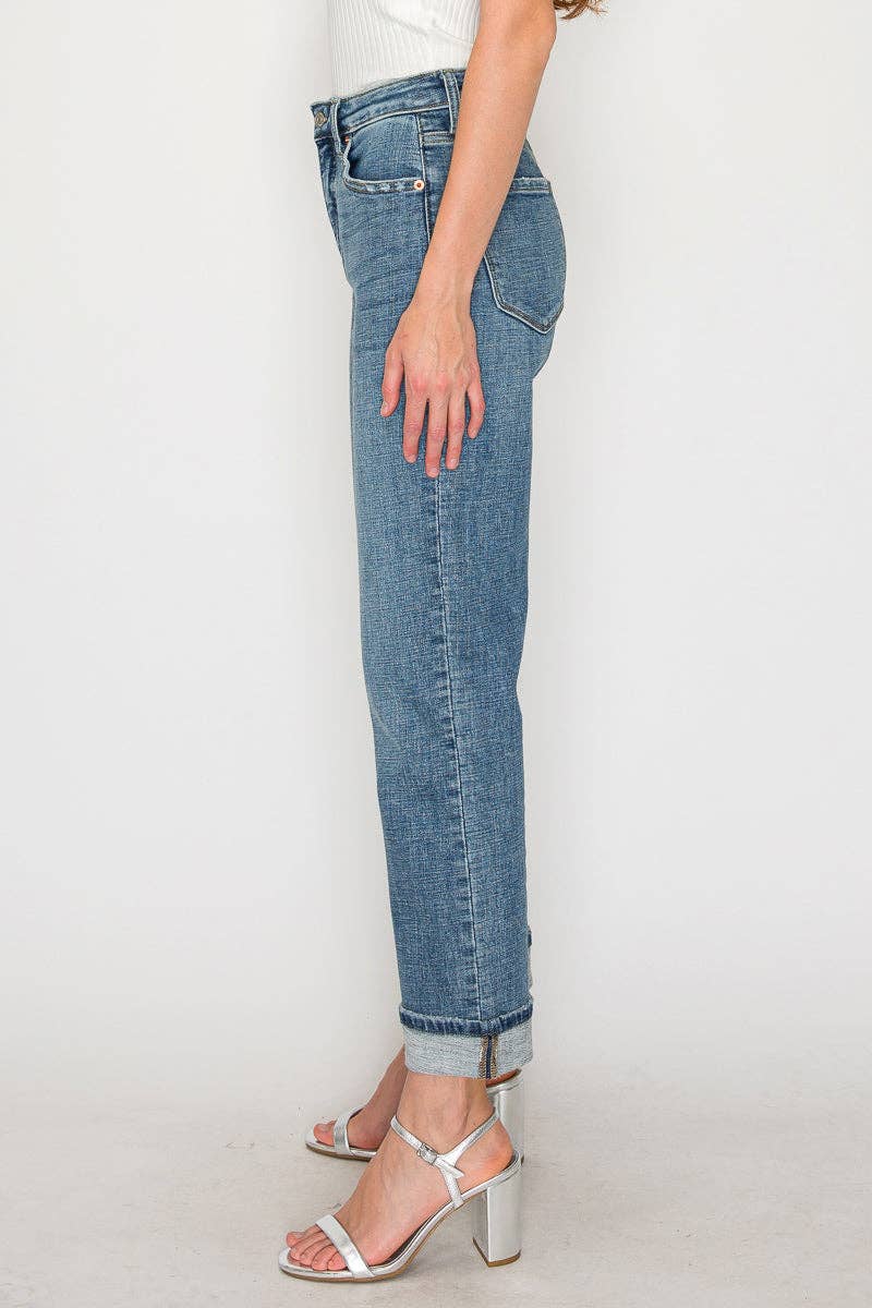 Artemis Vintage Tummy Control High Rise Slim Straight Jeans