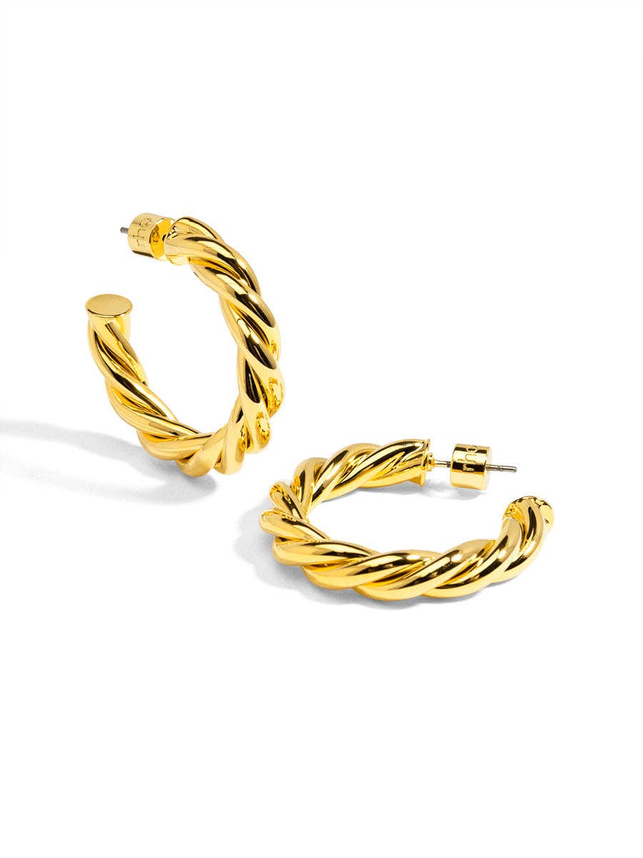Twisted Hoop Earring