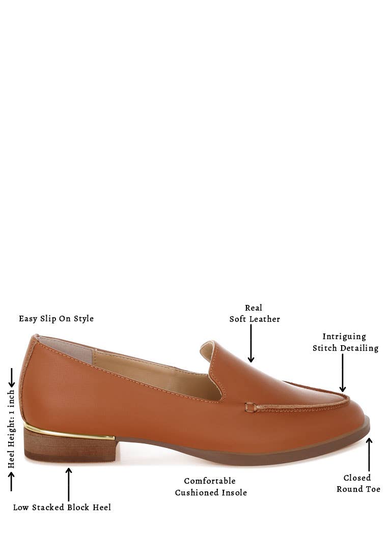 Anna Leather Loafers
