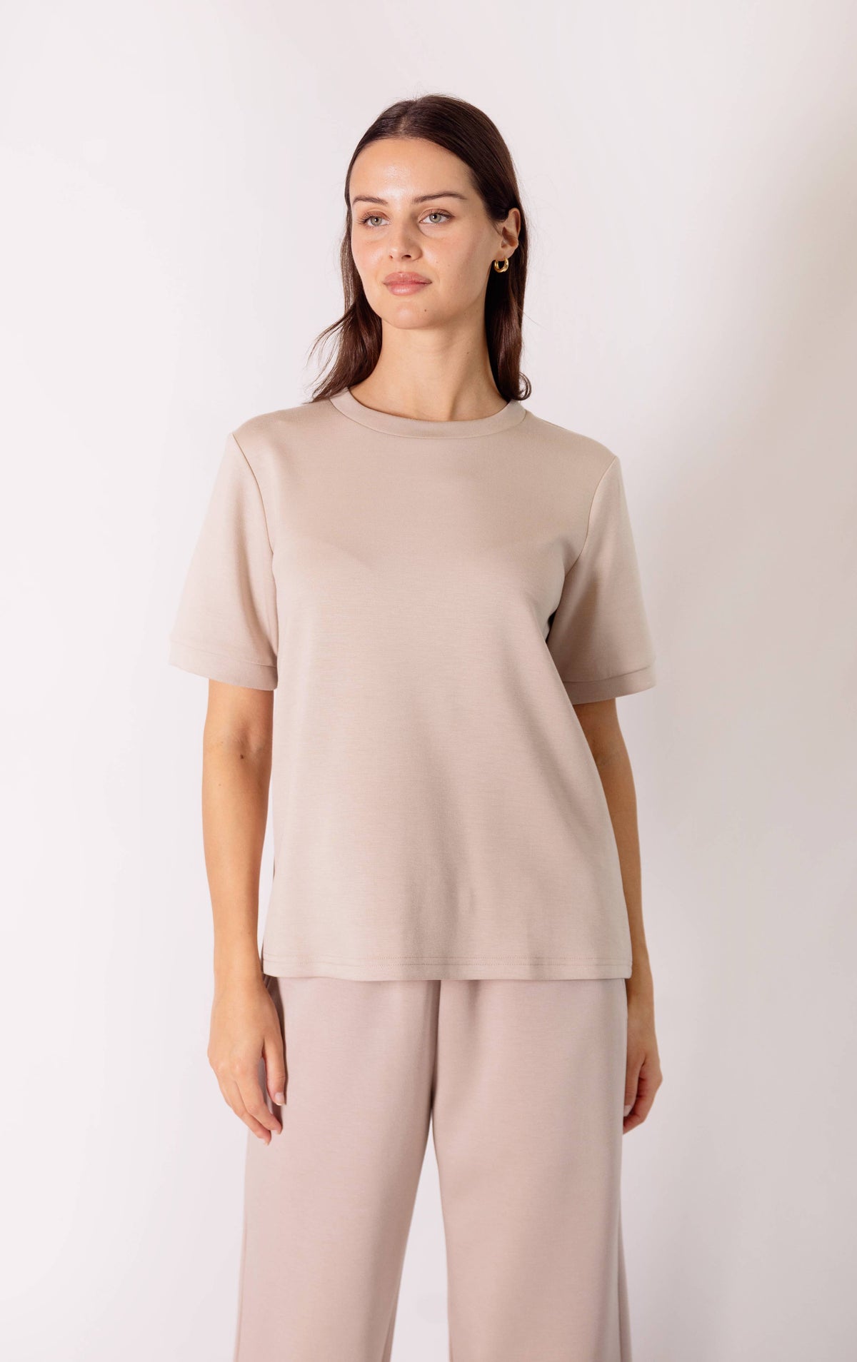 P. CILL Butter Modal Round Neck Tee