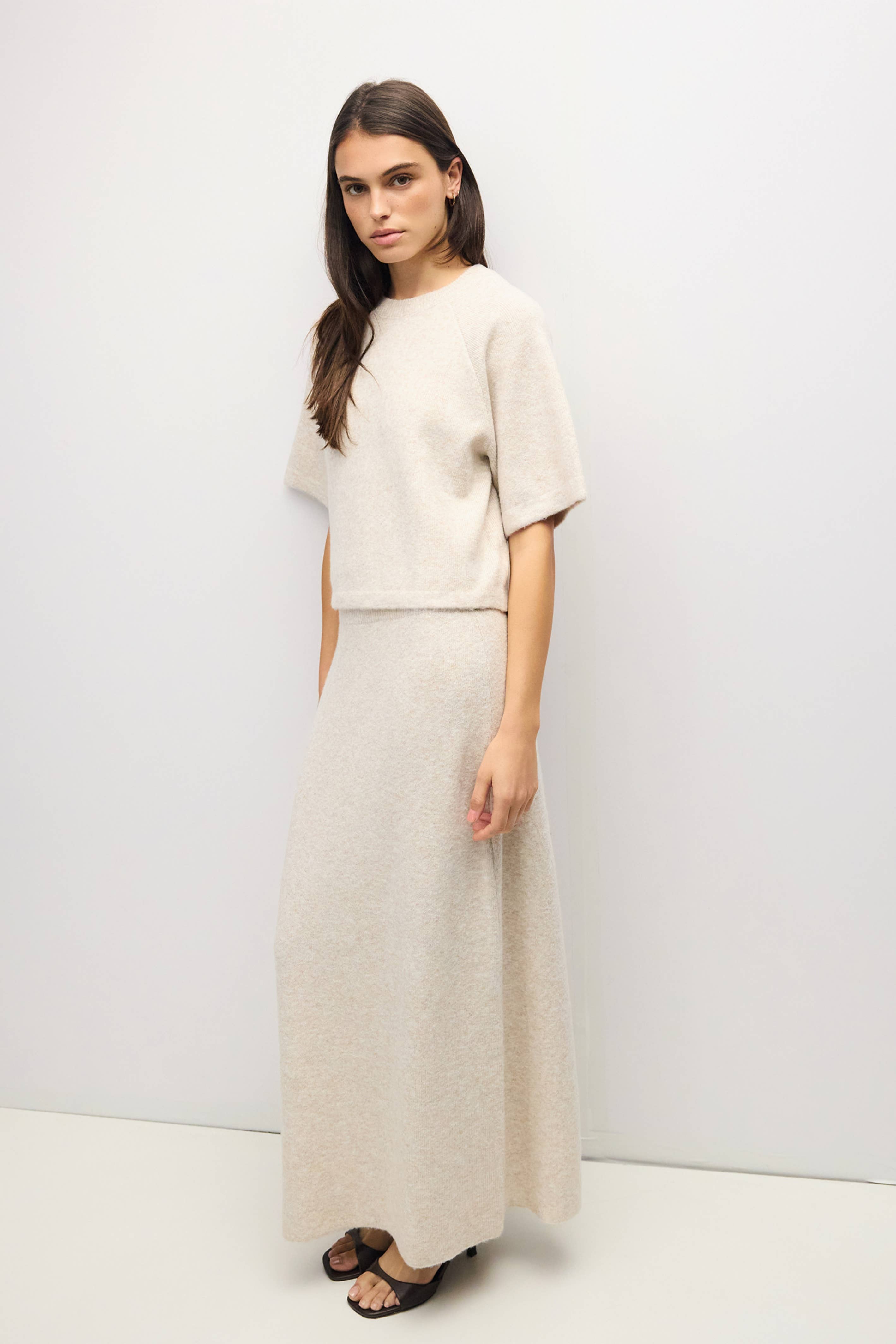 The Danica Knit Midi Skirt