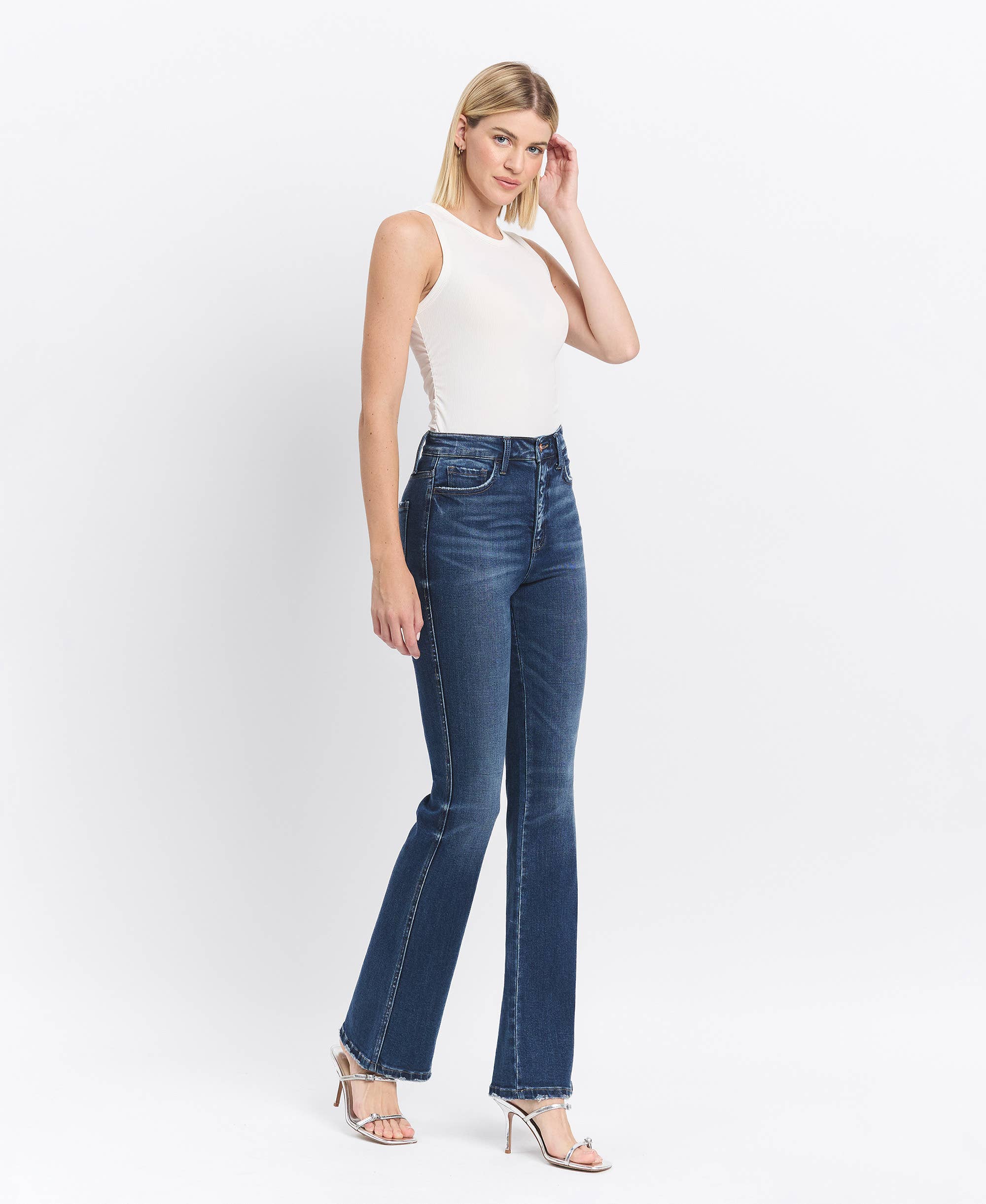 Lovervet Tummy Control Super High Rise Bootcut Jeans