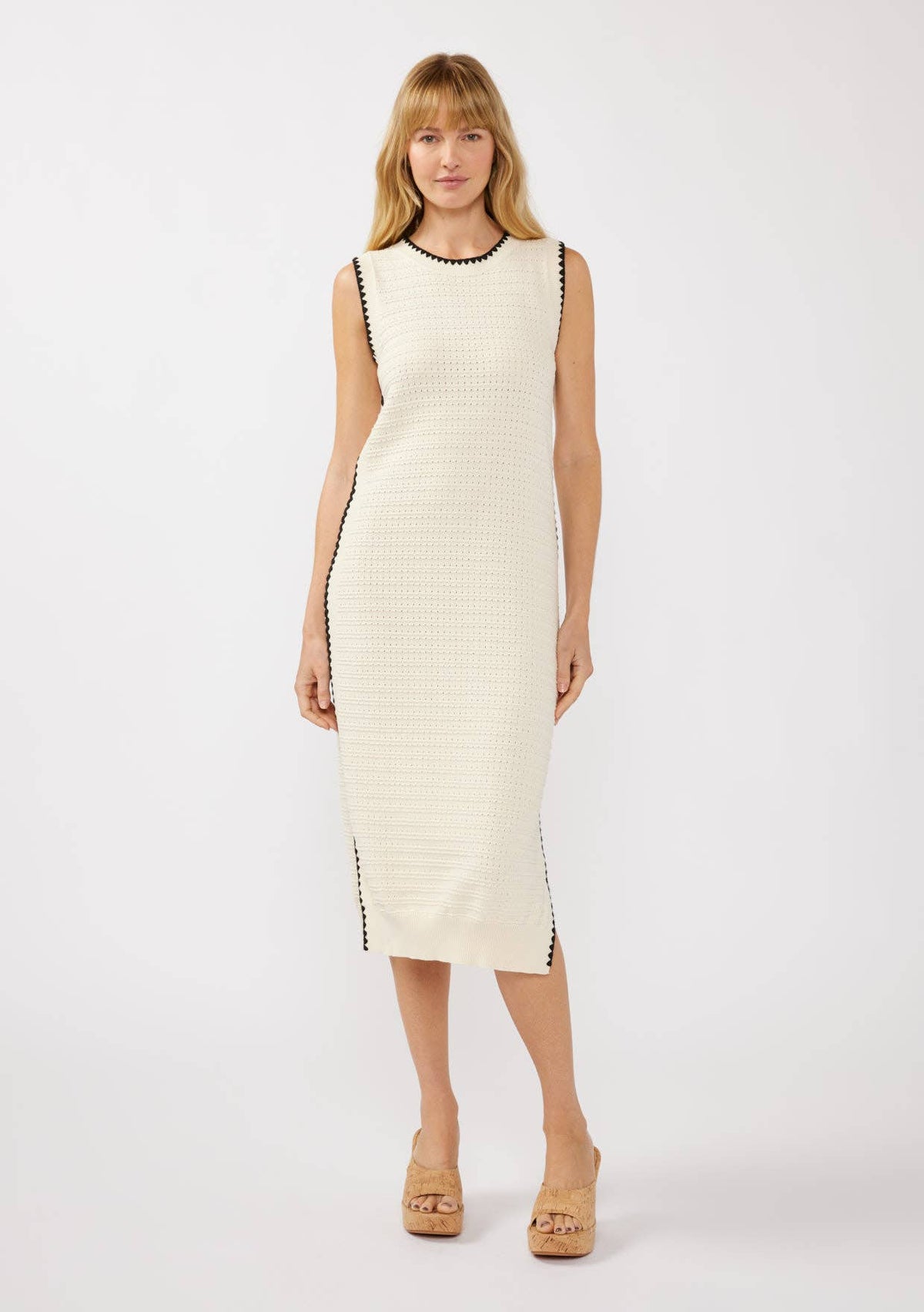 Chain Link Knit Tank Dress