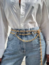 Odessa Double Clasp Chain Belt