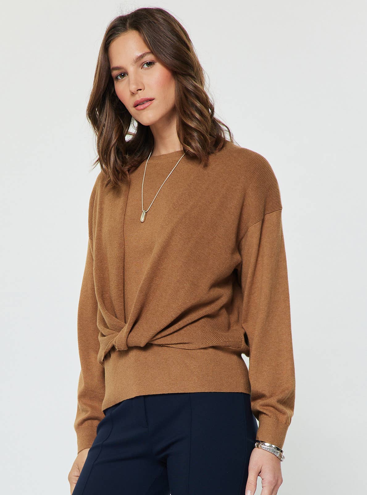 Twist Knit Sweater Top