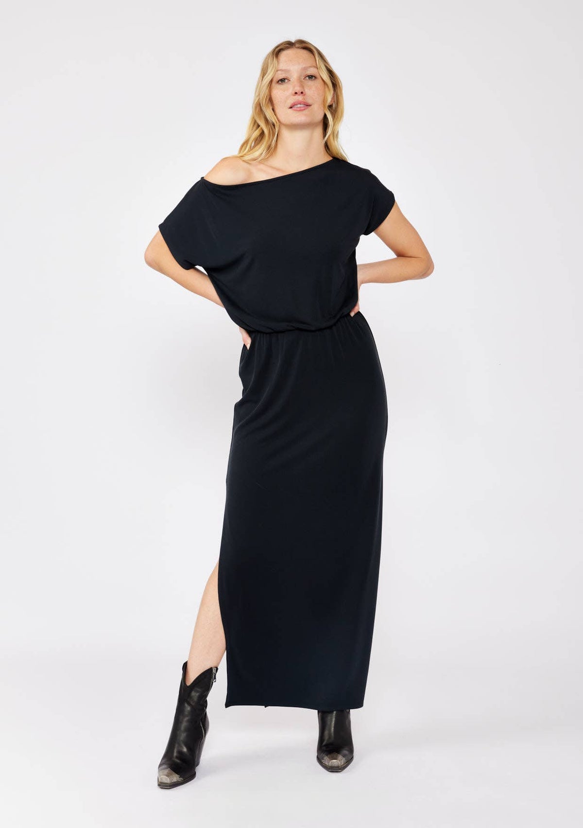 Off-Shoulder Maxi Dress