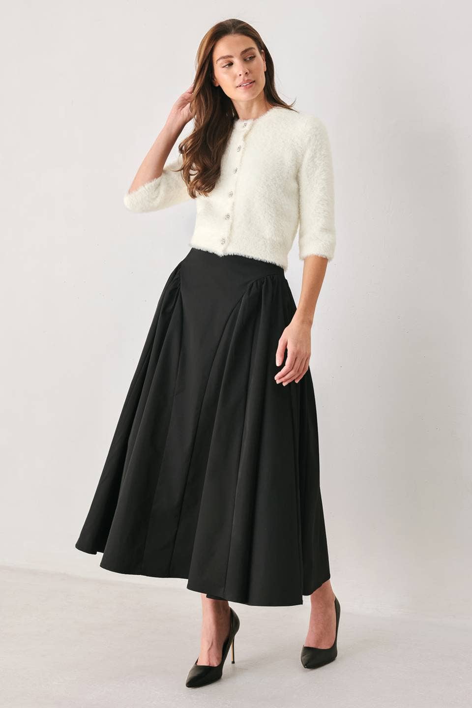 Short Sleeve Knit Cardigan