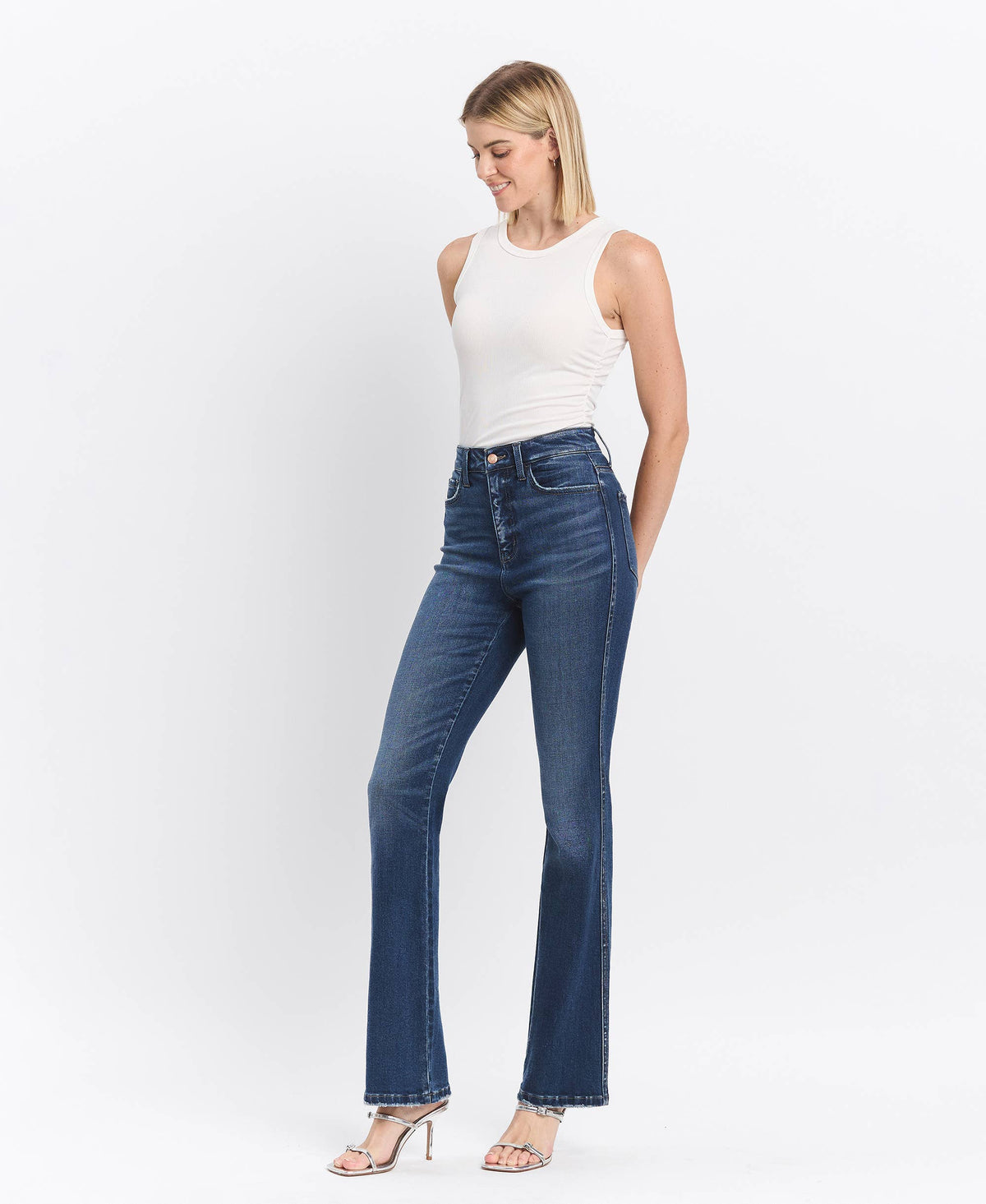 Lovervet Tummy Control Super High Rise Bootcut Jeans