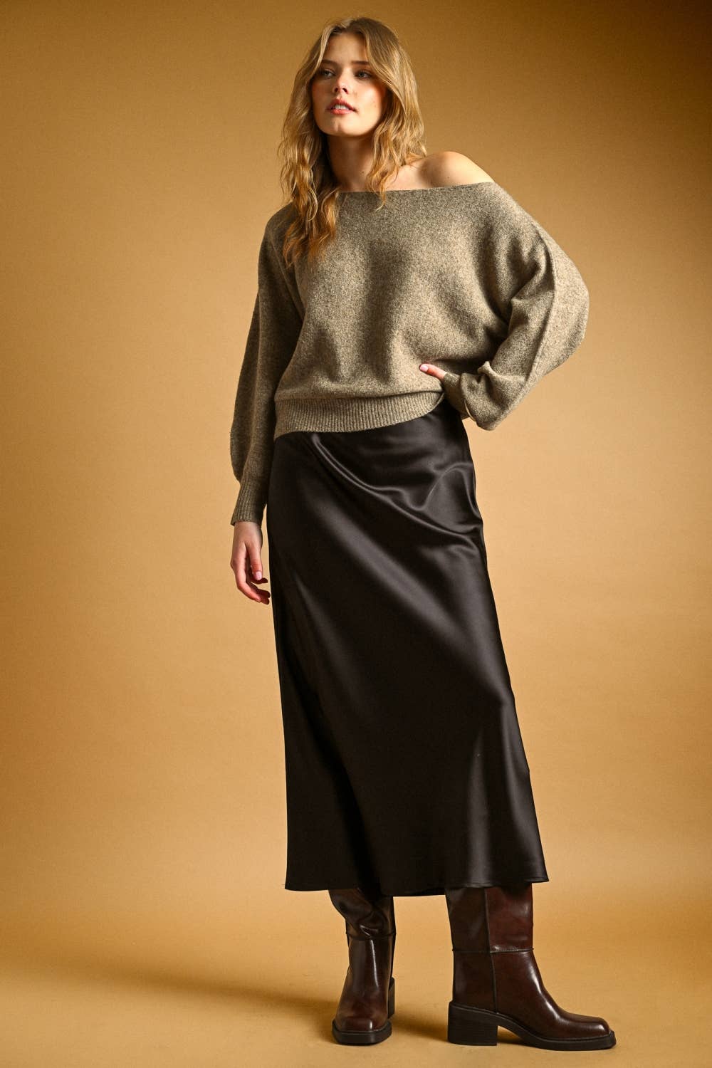 Miou Muse Satin Maxi