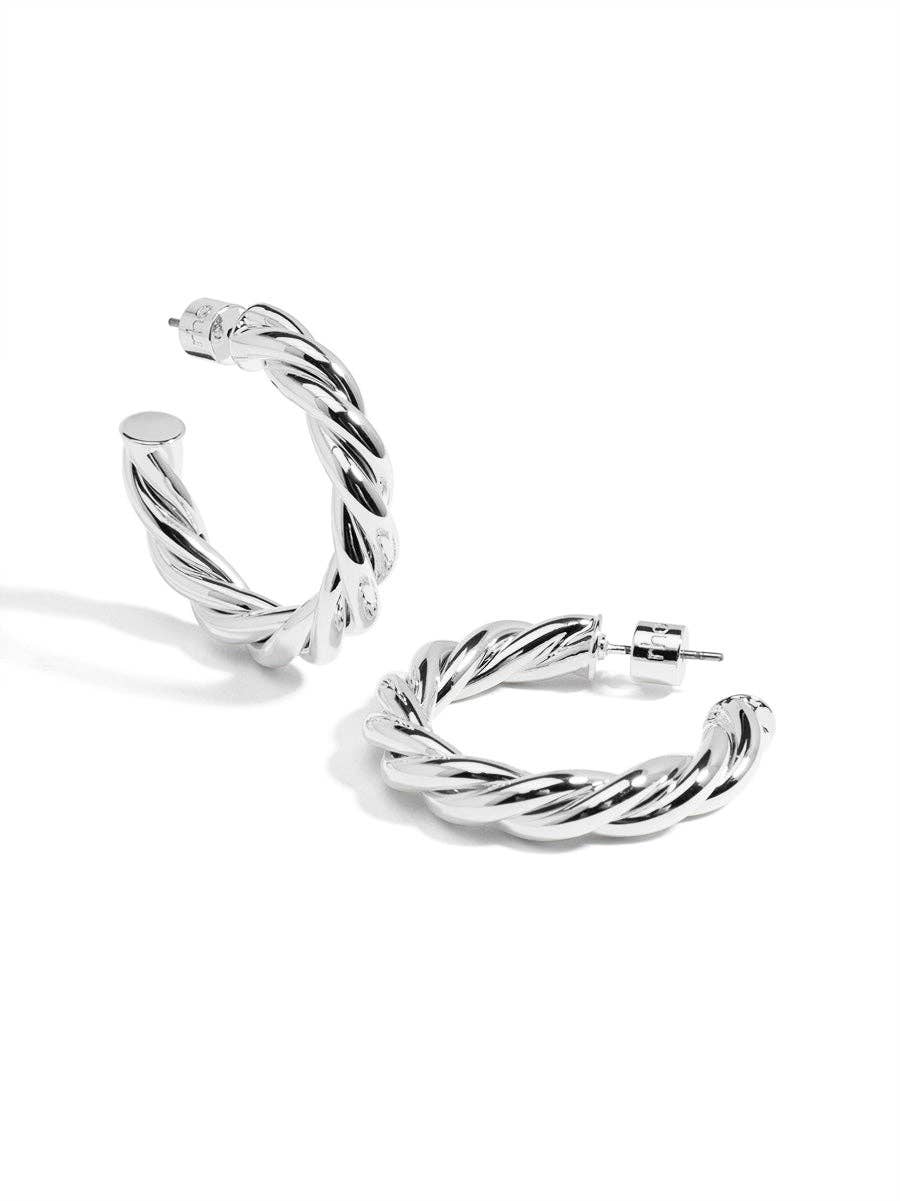Twisted Hoop Earring