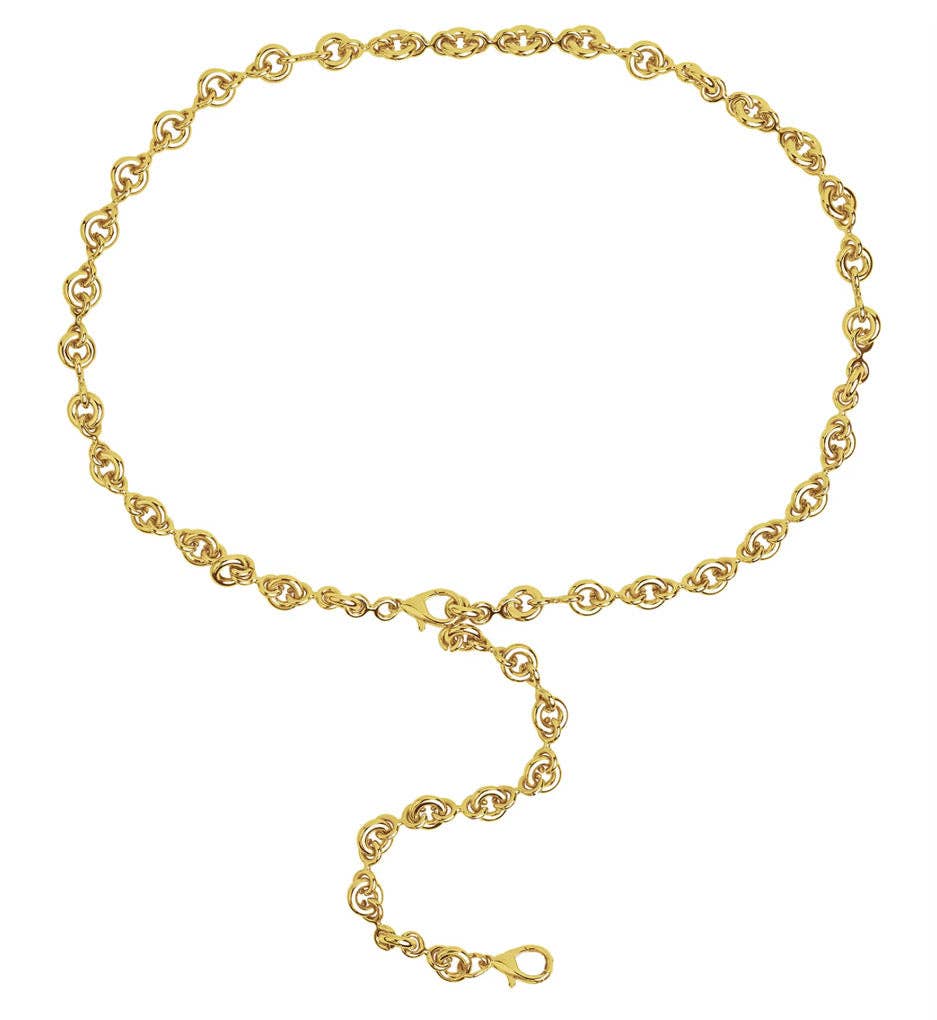 Odessa Double Clasp Chain Belt