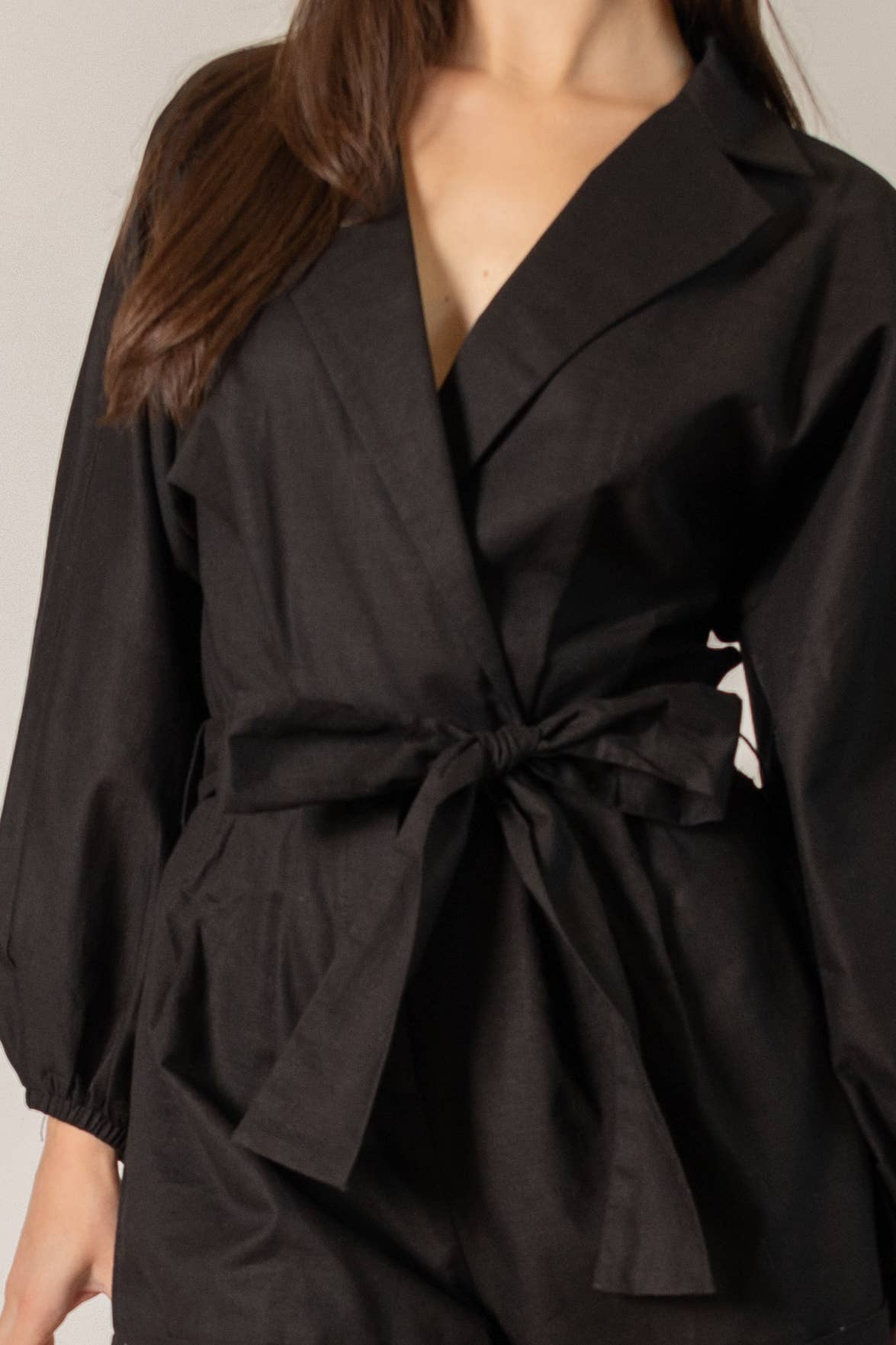 P. CILL Linen Blend Romper